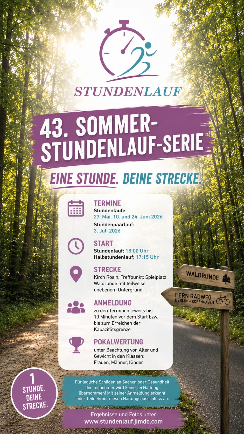 Bild für Sommerstundenlauf